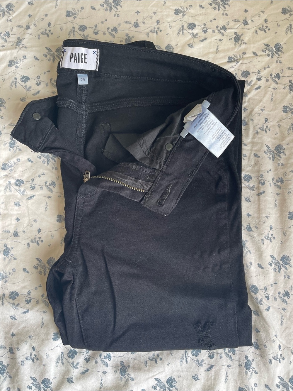 PAIGE Black Men’s Slim Skinny Jeans